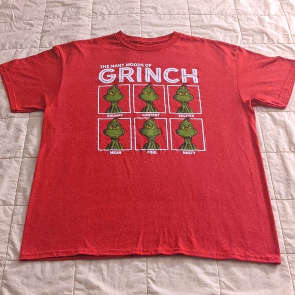 Three Many Moods of Grinch Tee - Picture 2 of 2